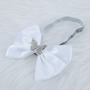 Acessórios para o cabelo Miyocar Bling adorável estilo Butterfly Princess Baby Girl Girl White Hound Gift Gift Design exclusivo