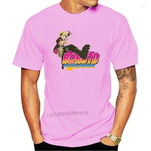 Męskie koszulki męskie ubrania Boruto koszulka T-shirt Man Streetwear Tee Big Awesome Graphic Short Sleeve 100 bawełniana koszulka