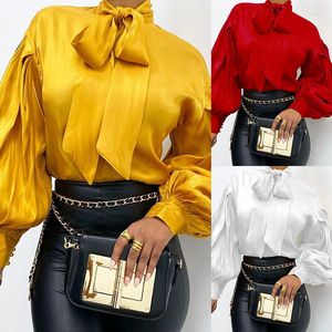 Women's Blouses 2023 Spring Women's Clothing Amazon Long Sleeve Solid Color Shirt Vintage Top