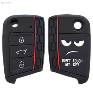 Case Новое силиконовое ключ для VW Polo Golf 7 Tiguan для Skoda Octavia Kodiaq Karoq для Seat Ateca Leon Ibiza 2016 2017 2018 2019