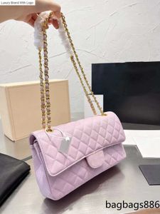 Bolsa de noite de CC Mulheres designers Multicolor Caviar Calfskin Saco de costura clássico Disco duplo Disco pequeno Crossbody Bag bolsa de bolsa de ouro e SIL