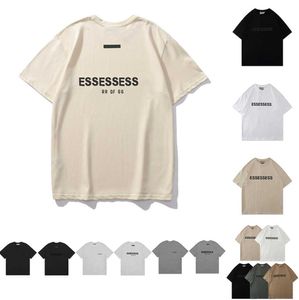 メンズレディースデザイナーマンSサマーファッショントップスルクサリレターTシャツ服ポロスアパロスリーブベアアドバンスドデザイン23ess