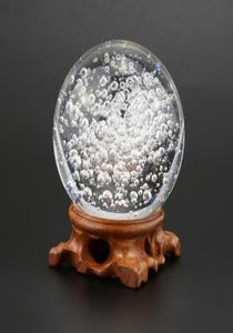 Itens de novidade Clear Bubbles Ball Pogra Lensball K9 Crystal Glass Xmas Gift Home Office Decoração Globo Sphere com ST3314491