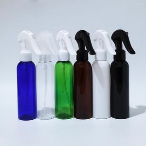 収納ボトル30pcs 150ml白い黒い透明なプラスチックスプレートリガーDIYメイクアップヘアスプレー装置コンテナボトル付きポンプ