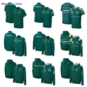 Wangcai01 Мужские футболки Summer-Come-Comeed Fit Fort 2022 Новая F1 Formula-One Car Polo Sweater с тем же пользовательским 0305H23