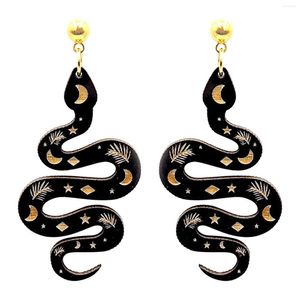 Hoop Earrings Black Serpentine Hanging Wood Accessories Pearl Set Titanium For Sensitive Ears
