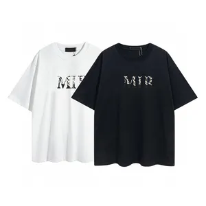 Męskie plus koszulki Polos Haftowane i wydrukowane letnie zużycie w stylu polarnym z ulicą czyste bawełniane T21ES