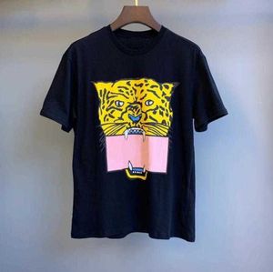 Camiseta de verão para mulheres camisetas masculinas com cartas estilista de animal de manga curta Lady Tee Tops Casual Roupas Avançado Design 29ess