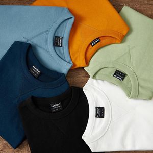 Men's Hoodies & Sweatshirts 360g Heavy Weight High Quality Men Retro Simple 6 Colors Casual Loose Daily Sport Basic Youth Couple Unisex Pull