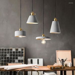Hängslampor vintage cementbyte för barklubb restaurang matsal ljus deli café ljuskrona hängande upphängning