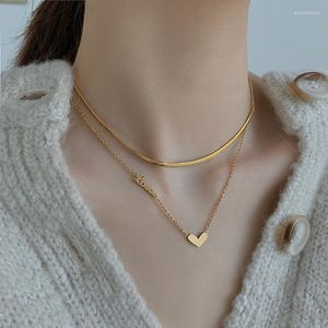 Pendant Necklaces 2023 Simple Fashion Necklace Retro Gold Plated Alloy Fancy Long Tassel Chain For Women