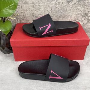 Designer Männer Frau Hausschuhe Sandalen Schuhe viele Farbdruck Slide Sommer breite flache Sandale Slipper