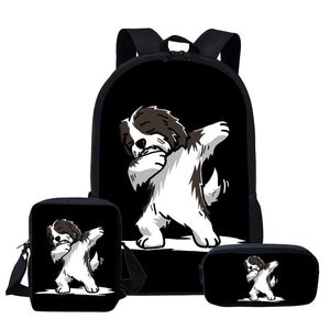 School Bags Customzied Backpack For Boy Girls Alaskan Malamute Dog Children Student Schoolbag Travel Backpacks Mochila Escolar