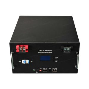 48V 100AH ​​Rack-montering Batteri 5KWH Solar-batteri -Lifepo4 Litiumjon-LFP-RECHARGEABLE-OFF-rutnät strömförsörjning med inbyggd BMS-4U