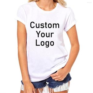 Men's T Shirts Cotton Couple's Custom Shirt Make Your Design Logo Text Men Women Printed Original High Quality Gifts