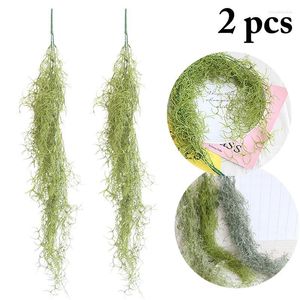 Dekorativa blommor 2st Simulering Flower Vine Plant Artificial Life Life Lake Hanging For Home Wedding Decor Pography Props