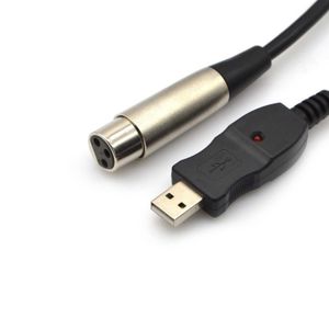 3M USB XLRケーブル2.0からデジタルオーディオマイク録音マイク
