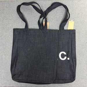 مصمم حقيبة مصممة APC Canvas حقيبة سميكة حقيبة الدنيم سعة كبيرة من الرجال والنساء حقيبة القماش للتسوق
