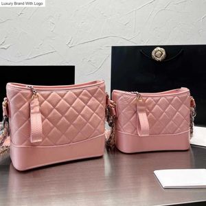 CC Bag Portafogli Borsa hobo classica francese da donna Portafoglio a blocchi di colore scozzese trapuntato in pelle di vitello di lusso Tracolla a doppia catena con zip in metallo dorato Borse a tracolla Moda