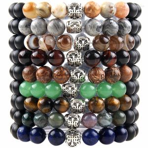 Strand RH Fashion Designer Beaded Bracelet 8mm Stone China Shou Longevity Bracelets For Women Jewelry Festival Gift