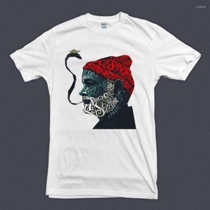 Erkek T Shirt Moda 2023 Yaz Sanat Tee ZISSOU BILL MURRAY T-SHIRT KLASİK FİLM KAPTAN Kas Gömlek Erkek T-Shirt