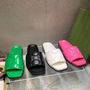 2023 tofflor kvinnor män sandal fårskinn par scuffs designer plattform fårskinn pool glider lägenheter