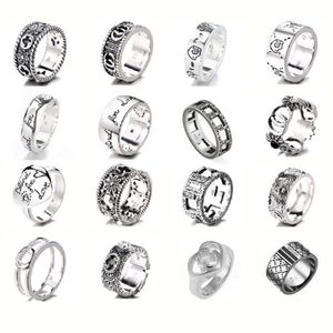 Högkvalitativa lyxiga smycken Sterling Silver Ring är sliten med ett komplett utbud av tusensköna ringar män och kvinnor