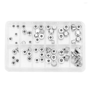 Assista Kits de reparo 60pcs/set Stainless Aço Crown Cronógrafo Button Substituição Kit Reparação de Kit para relojoeiro