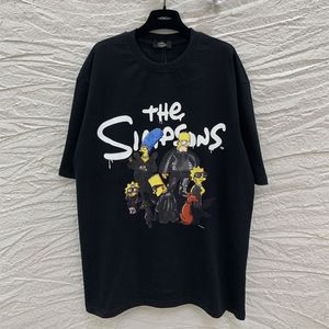 Rodzina Simpson wydrukowana męska i damska pary krótkoczepowe koszulka