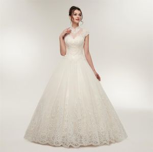 فستان زفاف جديد فرنسي Sen Style Slim قبالة الكتف Bridal Princess Style Atmosphere Dress Dress Ens639