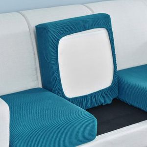 Tampas de cadeira Sofá Seat Cushion Cover elástico lavável removível Móveis de cobertura de capa de capa de cobertura de capa de lã Polar Fleece 1/2/3/4
