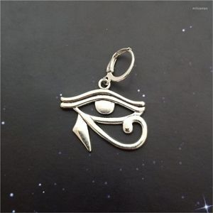 Orecchini schienali 1 PC Eye of Horus Earring Hister Gift RA Hoop Big Bive Back Single