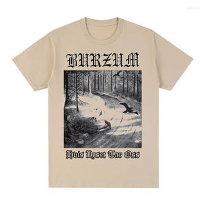 Męskie koszulki T-shirty Burzum hvis lyset smar oss cool o dekolt T-shirt bawełna męska koszulka koszulka Tshirt damskie topy