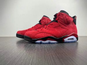 Designer Limited Edition 6s Toro Basketball Shoes Varsity Red Black Fashion Sport Chaussures Zapatos Sneakers