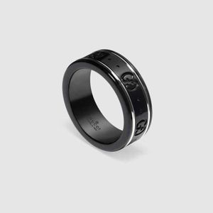 20% OFF 2023 New Luxury High Quality Fashion Jewelry for same antique double black and white ceramic ring couple's straight jewelry