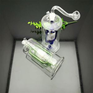 Pipe per fumatori Bollitore con filtro multiciclo colorato Bong in vetro Pipa per fumatori in vetro