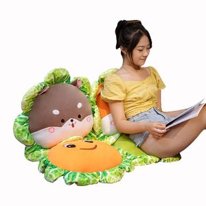 Pillow /Decorative 1pcs Kawaii Husky Cabbage Plush Chair Puppy Waist Soft Children Women/Children Birthday Gifts