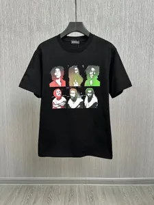 DSQ Phantom Kaplumbağa Erkek Tişörtleri Erkek Tasarımcı Tişörtleri Siyah Beyaz Kartpostallar Patenci T-Shirt Erkekler Yaz Moda Gündelik Sokak T-Shirt Üstleri Plus Boyut M-XXXL 68776