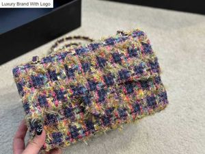 CC Bag Walles Cc Bag Sallets Tweed Women Women Classic Flower Bag Bag Два размера.