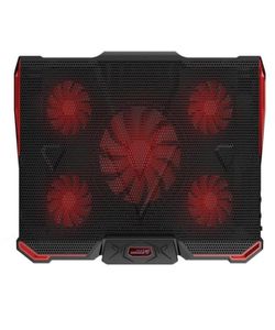 Laptop Cooler Cooling Pad with Silence 5sts LED FANS USB 20 Justerbar anteckningsbokhållare för AirPro 12 13 14 156 Laptop Pads2309099