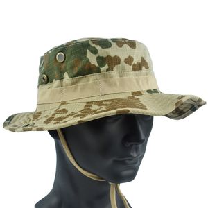 Wide Brim Hats Bucket Mege Bonnie Topi Tactis Kamuflase Combat BDU6 Flecketics Military Unisex Panama Outer Space Hunting Men 230303