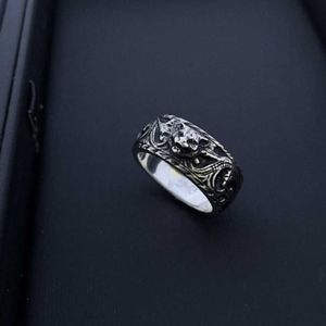 95% OFF 2023 New Luxury High Quality Fashion Jewelry for Silver Antique twelve zodiac tiger head ring personalized Unisex