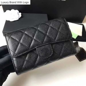 CC Bag Wallets wallet luxury designer wallet card holder credit wallets women classic quilted small fragrant bag fashion sheepskin cowhide clamshell purses coin