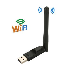 DONGLE USB MINI USB USB DONGLE MT7601 150MBPS USB2.0 Schede di rete WiFi Adattatore WiFi per laptop TV Computer TV Box