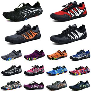 Sapatos de água brancos pretos laranja rosa sapatos de caça tênis de praia casal casal riacho de soldado riacho cinza Skinel Snorkeling Snorkeling Wading Fitness Women Sports Trainers