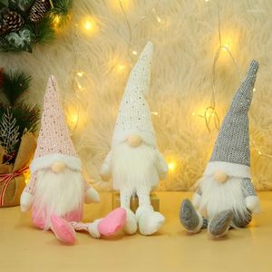 Decoração de festa 2023 anos sem rosto boneca ornamentos de Natal Gnomos de natal gnomos cair home decore Navidad para crianças presentes