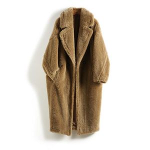 Vielseitiger Mantel aus Pelzimitat für Damen, Temperament-Stil, Wolle, super warm