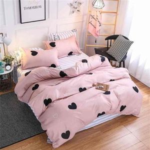 Christmas gifts Bedding Set luxury 3 4pcs Family Set Duvet Cover Bed Flat Sheet Pillow Case Twin Full Queen King Size 201211221F