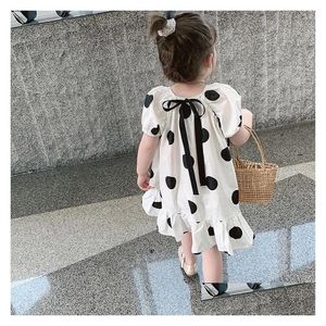 Girl'S Dresses Childrens Clothing Girls Summer New Polka Dot Long Skirt Small And Mediumsized Princess Skirts Dress Drop Delivery Ba Dhlhn