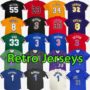 Alle retro basketbaltruien Vintage Top Star 09 10 King Buck T Shirts 76 East Sixer Magics Williams Iverson O Neal Oneal Johnson Bryant Pippen Bird 2009 2010 Bull